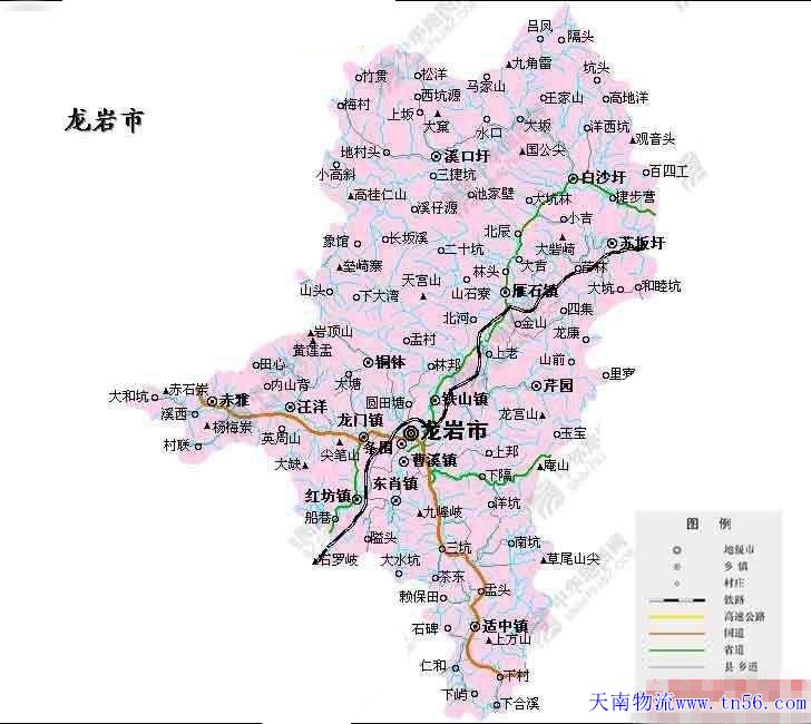 東莞到龍巖市地圖 zcdsjz.com